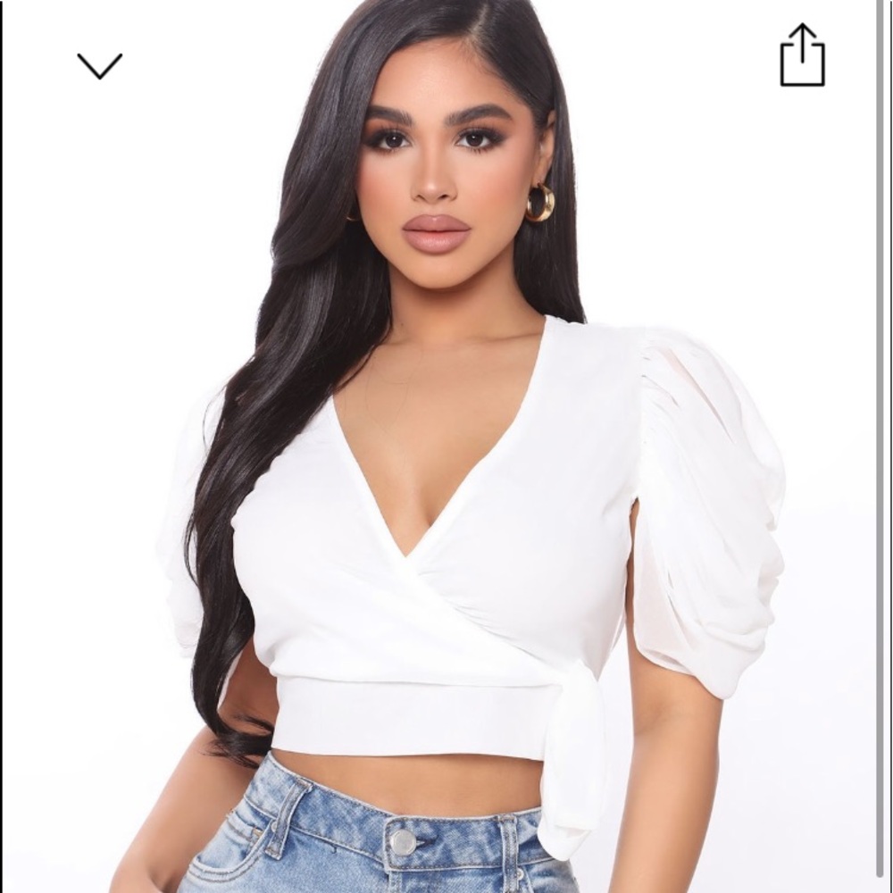 Prove you right puff sleeve top fashion nova